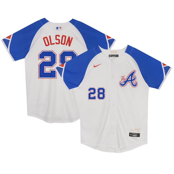 Matt Olson Atlanta Braves Nike Preschool City Connect Limited Player Jersey - White