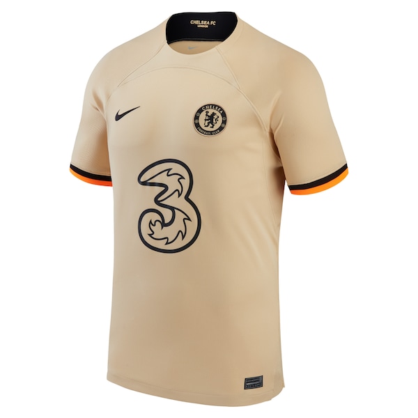 Pierre-Emerick Aubameyang Chelsea Nike 2022/23 Home Breathe Stadium Replica Player Jersey - Gold