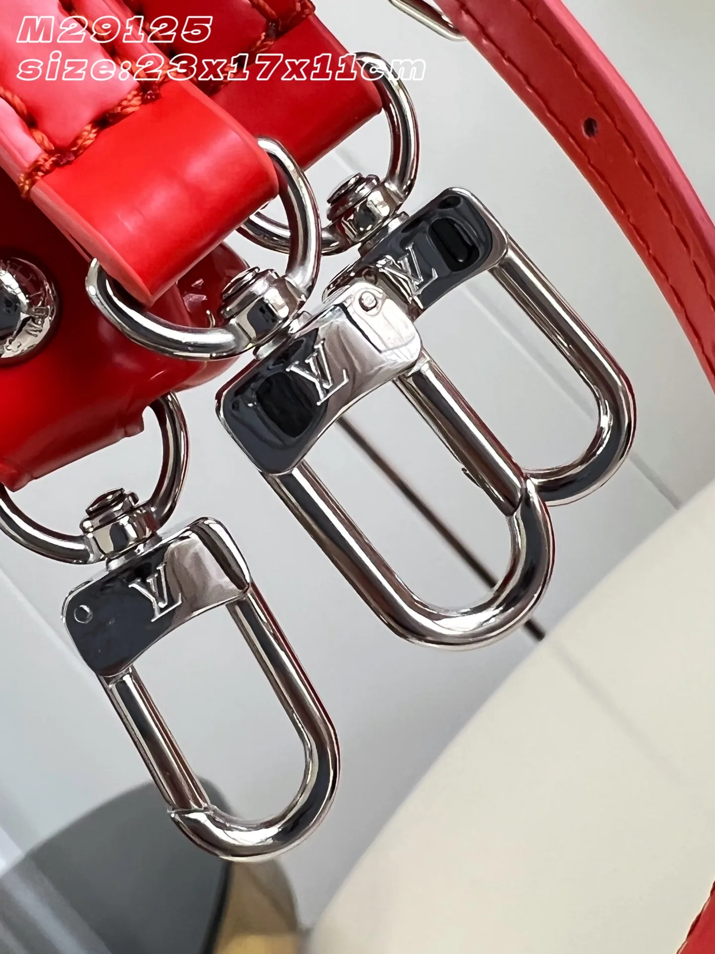 Louis Vuitton Red Alma Top Handle Bag product photo from LabelPicks