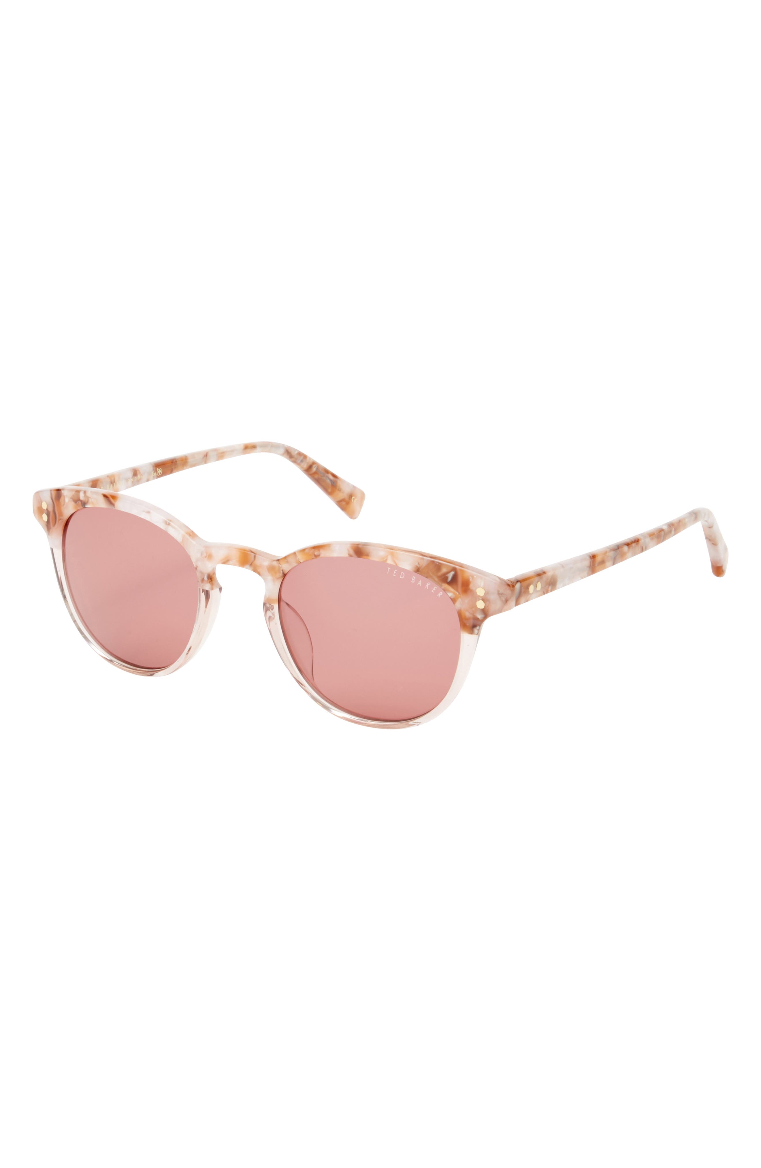 Ted Baker London 55mm Round Sunglasses
