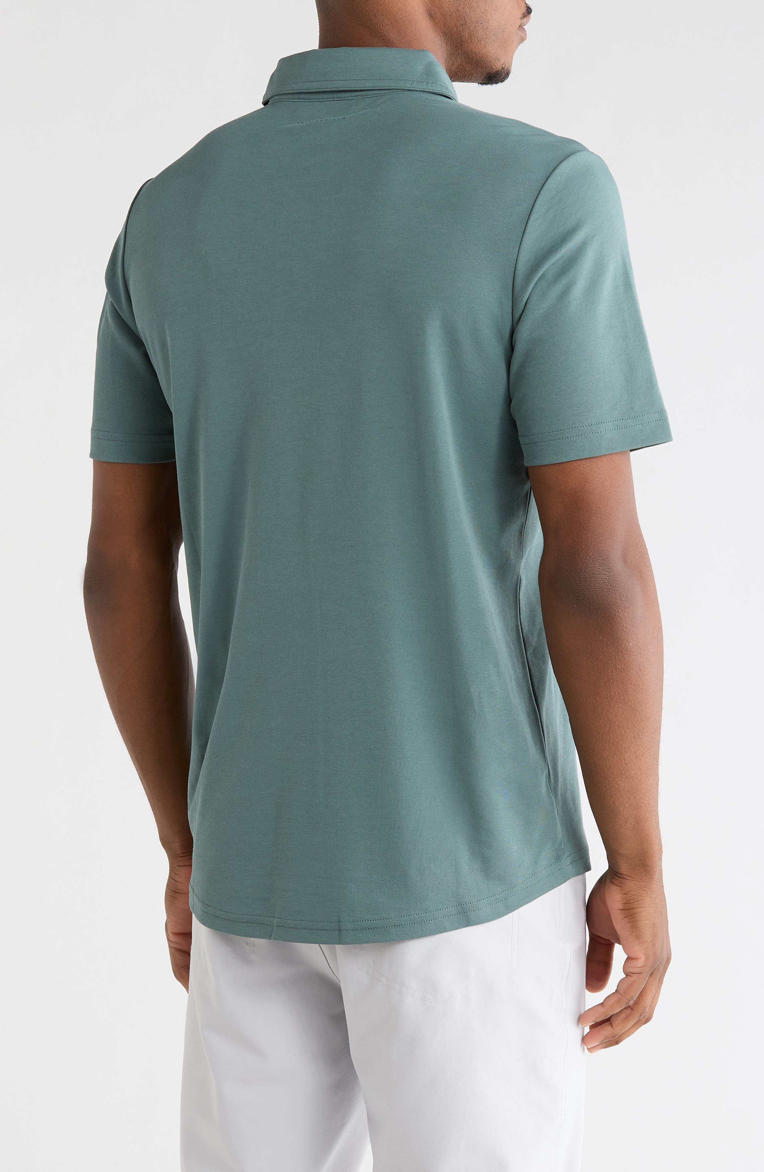 TravisMathew Stealth Handoff Cotton Blend Polo