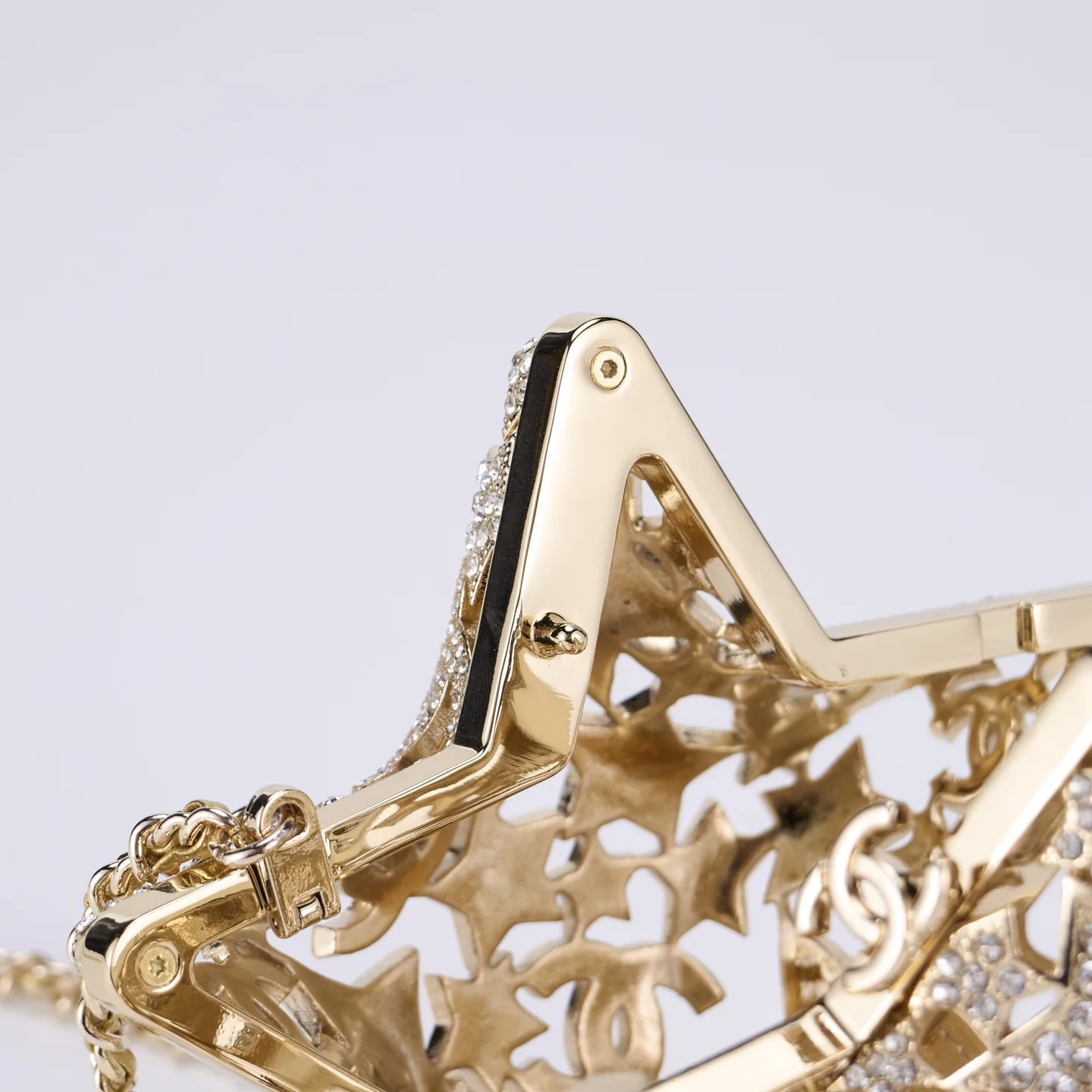 Chanel Gold Crystal Evening Bag product photo from LabelPicks