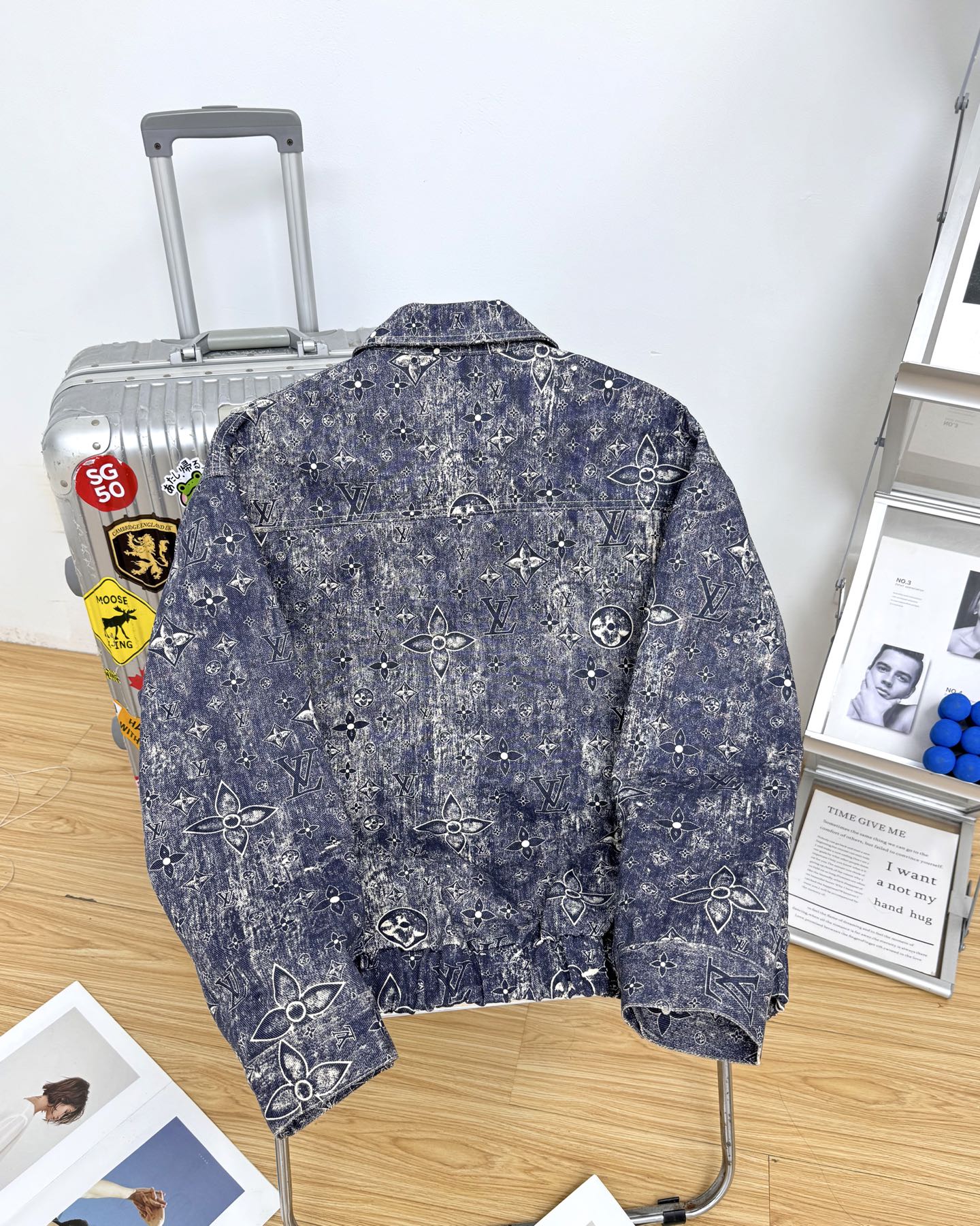 0910 Destroyed Workwear Denim Jacket