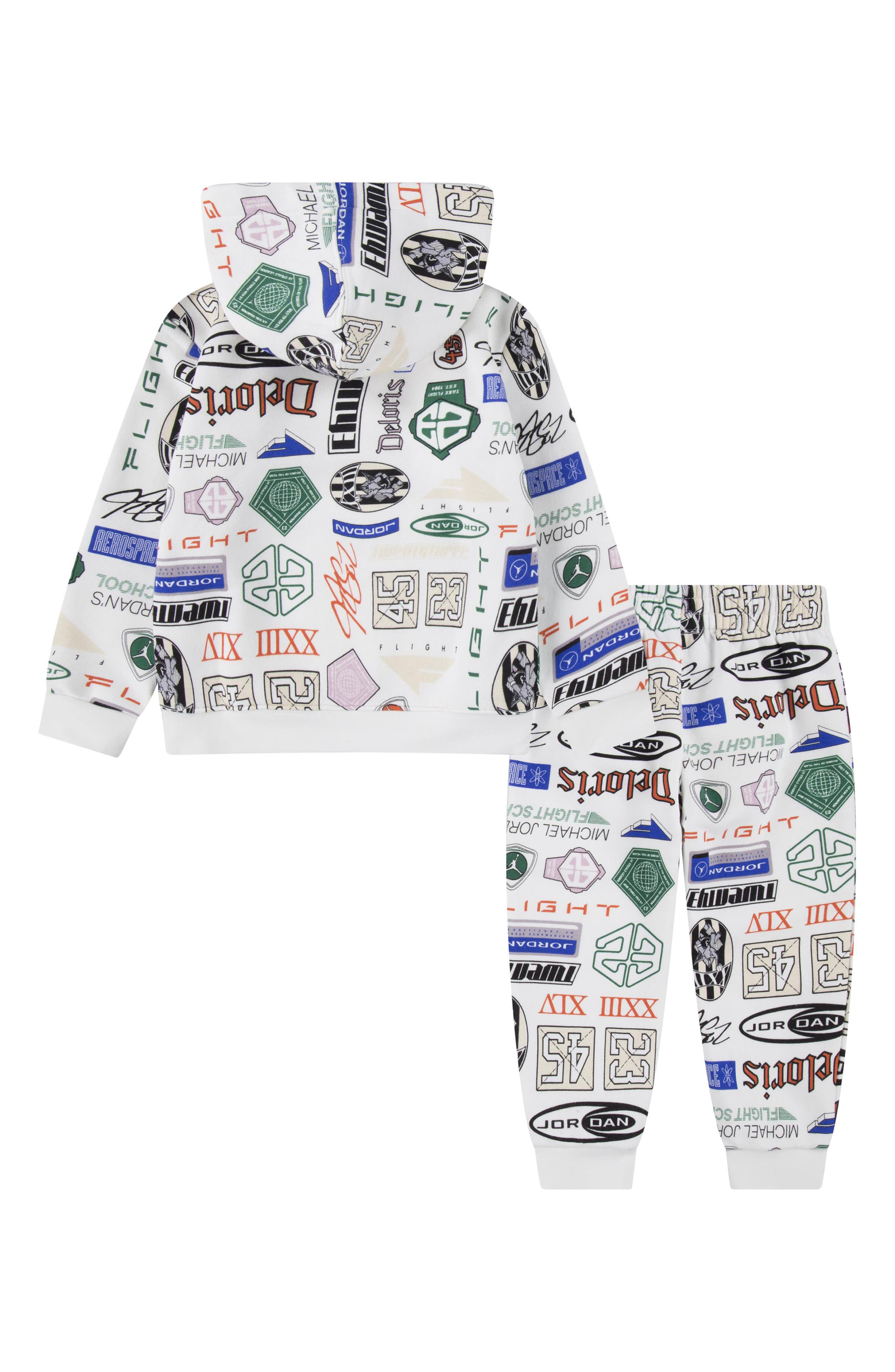Jordan Kids' MJ Essentials Brooklyn Fleece Hoodie & Joggers Set
