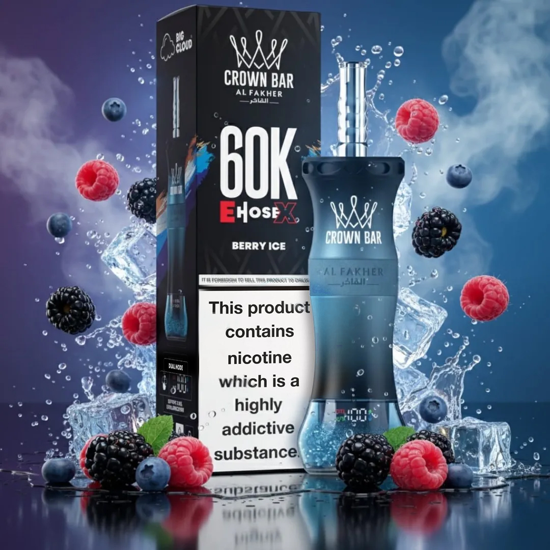Al Fakher Crown Bar E Hose X 60K Disposable Vape (5%, 60000 Puffs)