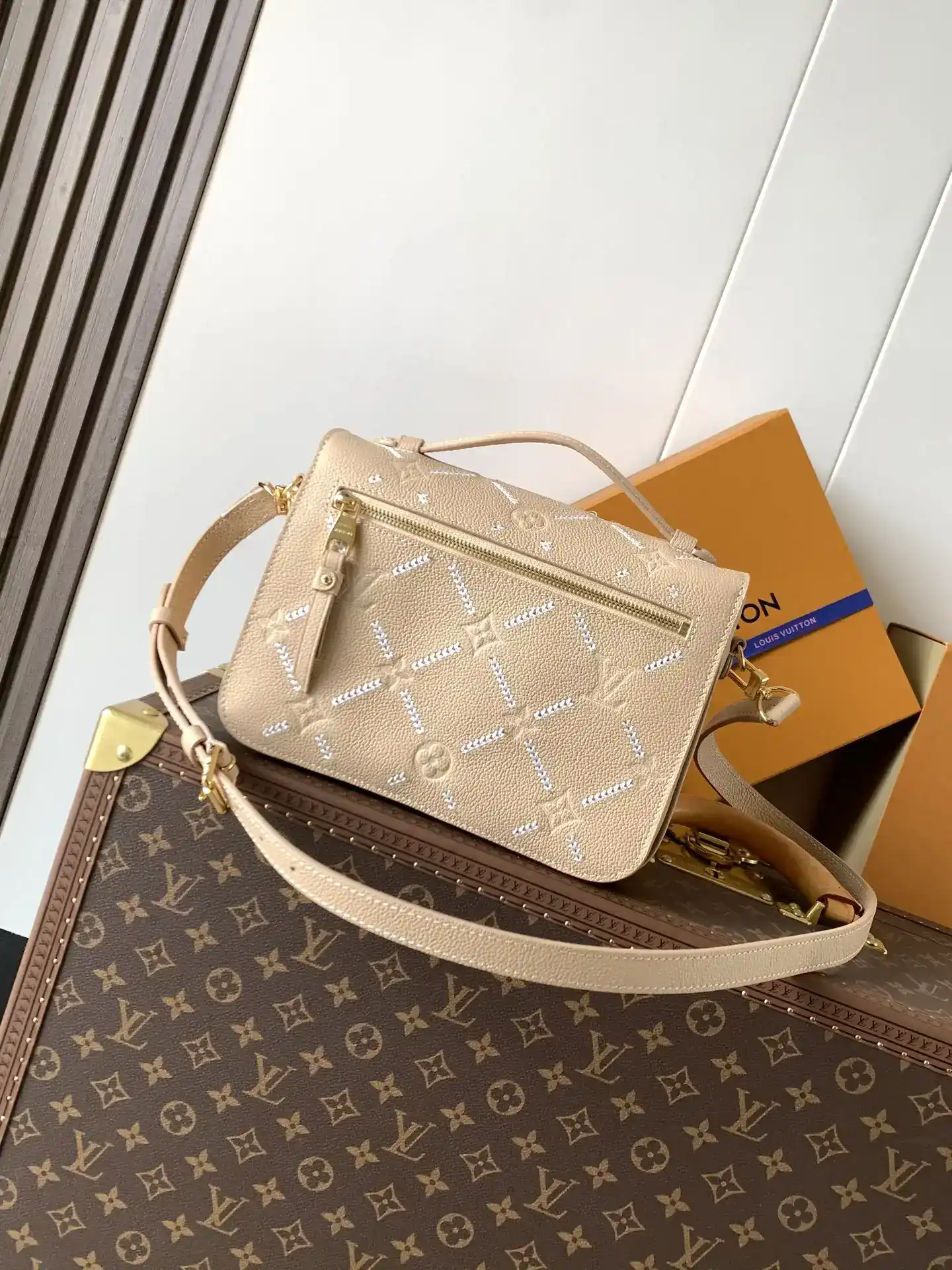 Louis Vuitton Black Pochette Calfskin Crossbody Bag product photo from LabelPicks
