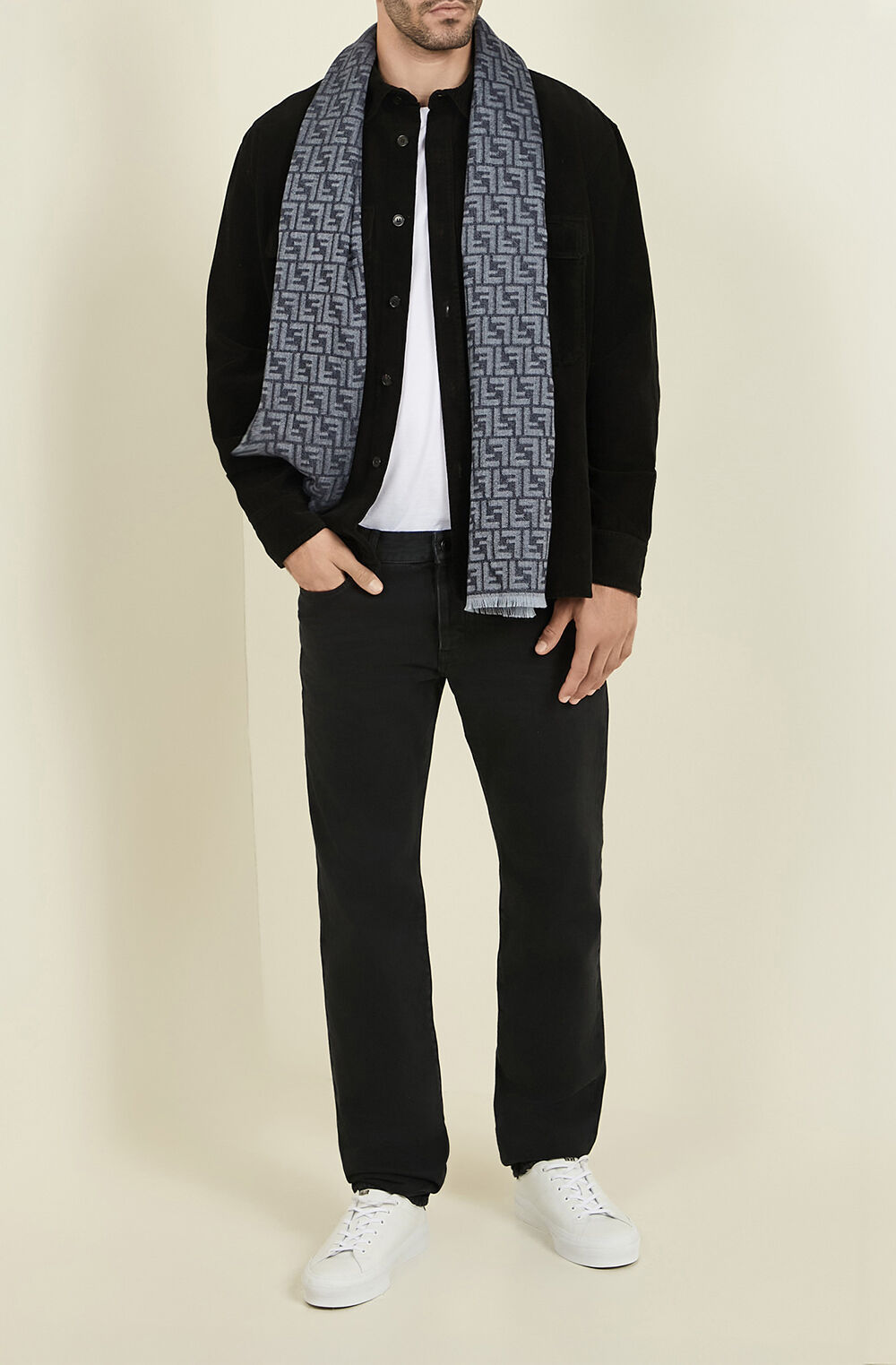 SAINT LAURENT חולצת ז'קט קורדרוי