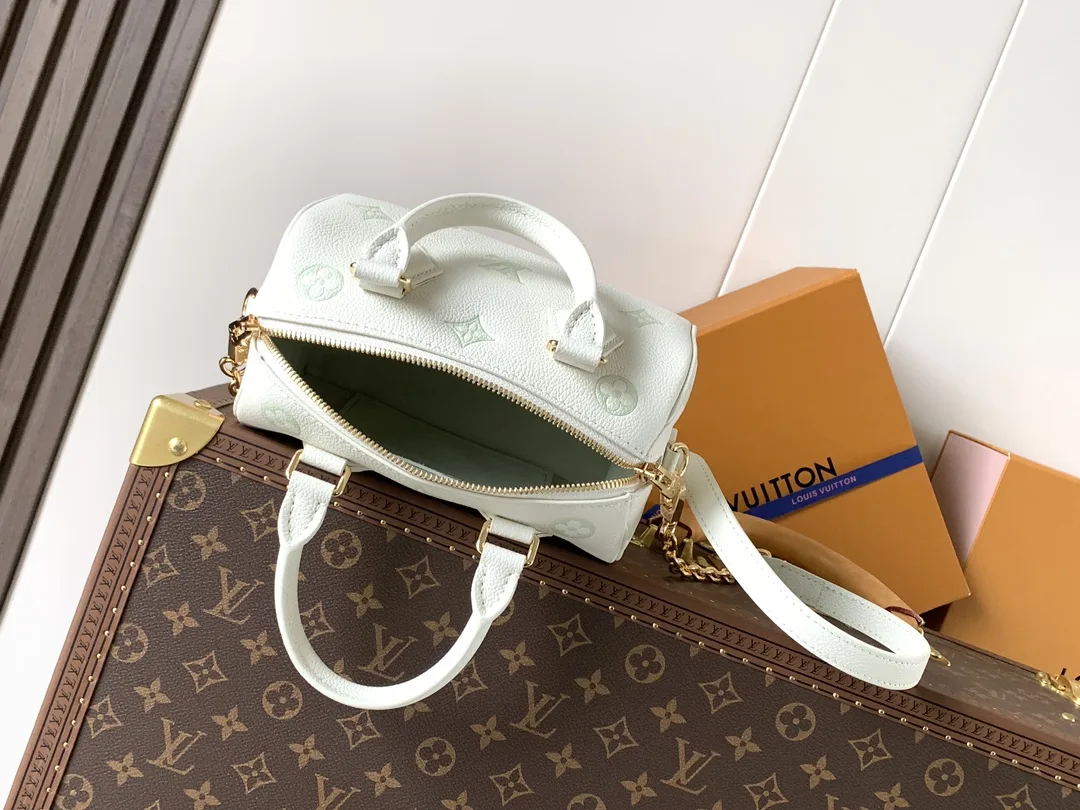 Louis Vuitton Speedy White Calfskin Top Handle Bag product photo from LabelPicks
