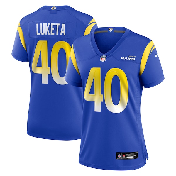 Jesse Luketa Los Angeles Rams Nike Women's Team Game Jersey -  Royal