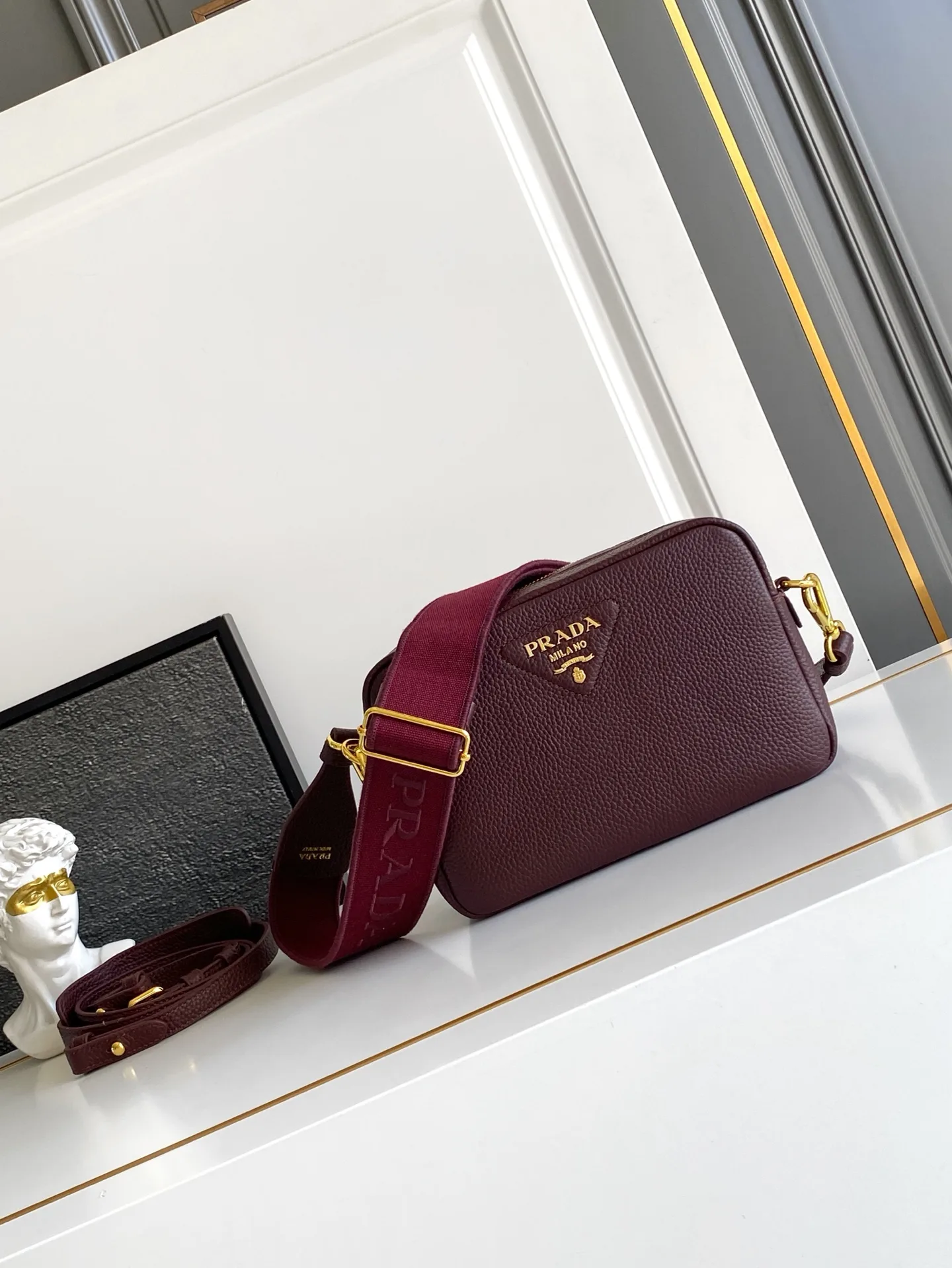 Prada Calfskin Shoulder Bag product photo from LabelPicks