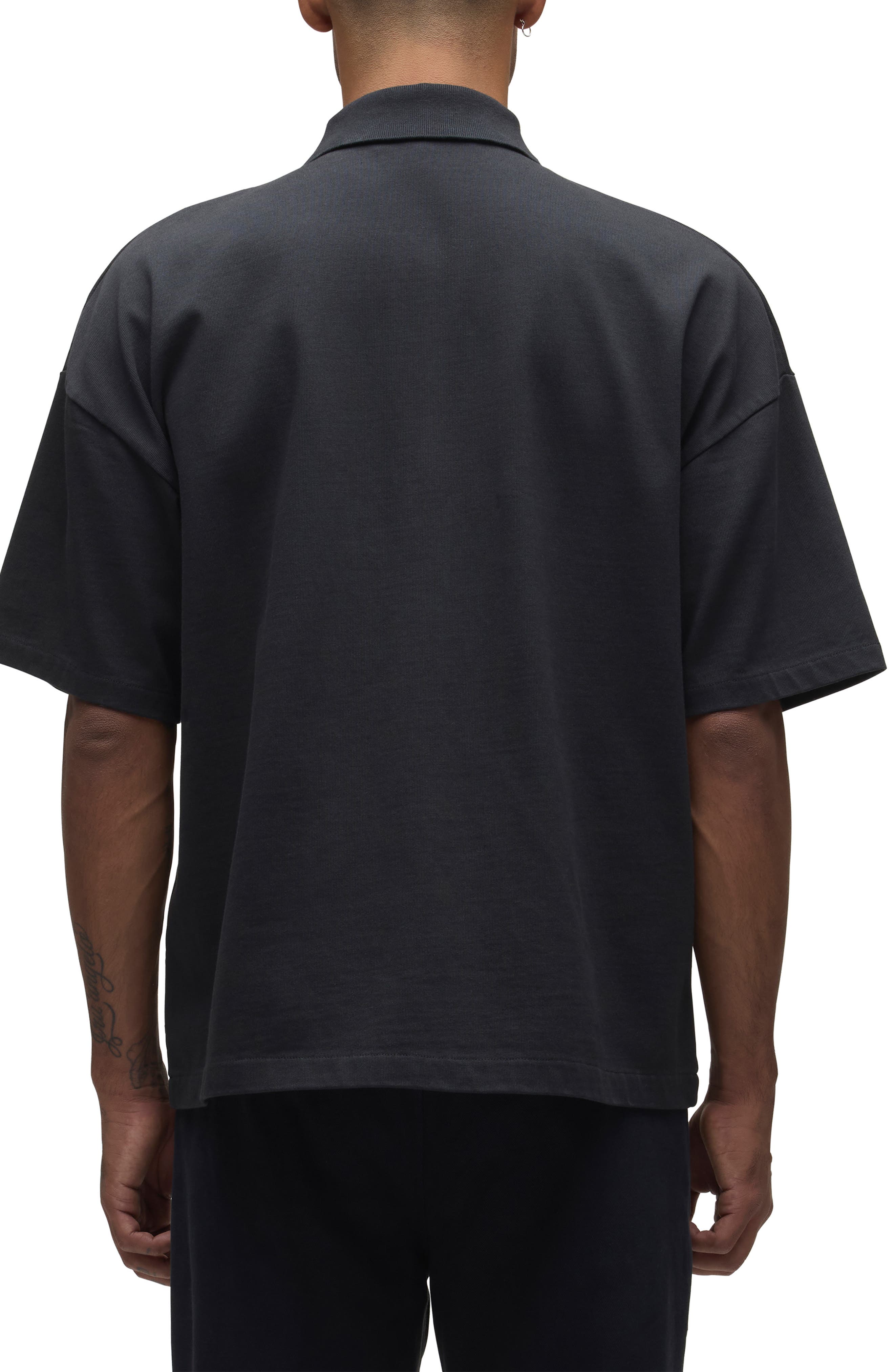 Hudson Jeans Heavyweight Cotton Pocket Polo
