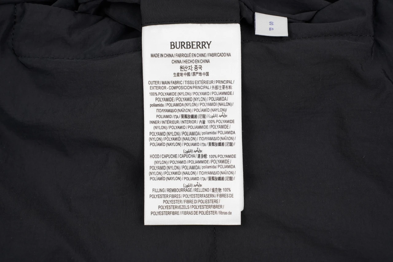 Burberry Black Reversible Check Down Jacket product photo from LabelPicks