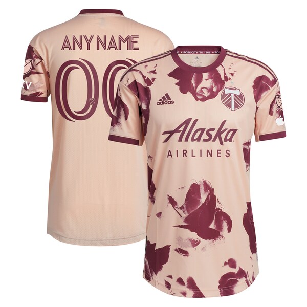 Portland Timbers adidas 2024 Heritage Rose Kit Authentic Custom Jersey - Pink