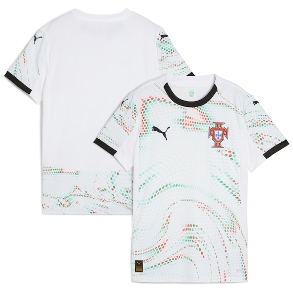 Portugal National Team Puma Women's 2025 Away Replica Jersey - White/Red