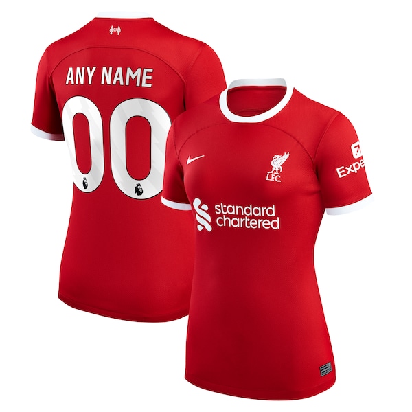 Liverpool Nike Women's 2023/24 Home Replica Custom Jersey - Red