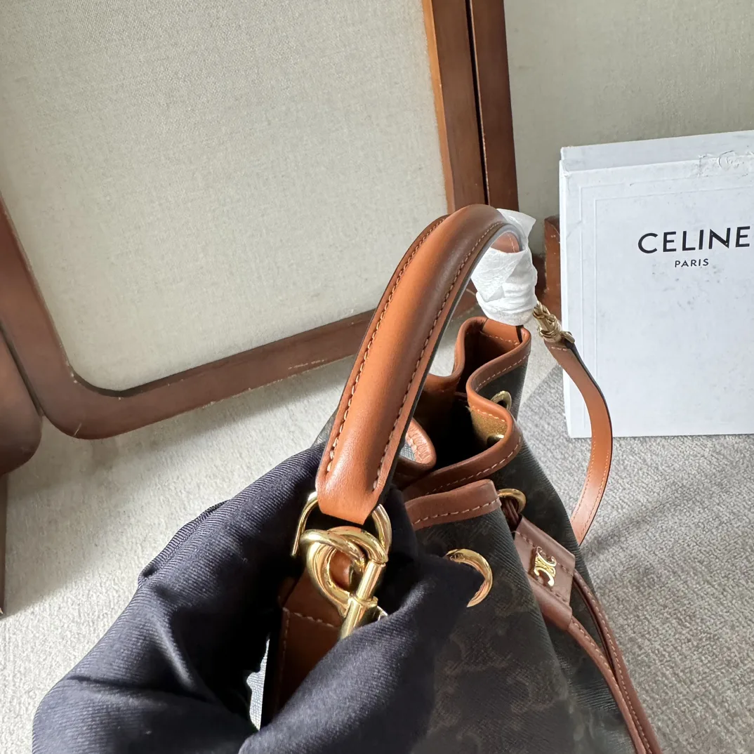 Celine Triomphe Canvas Clara Bucket Bag product photo from LabelPicks
