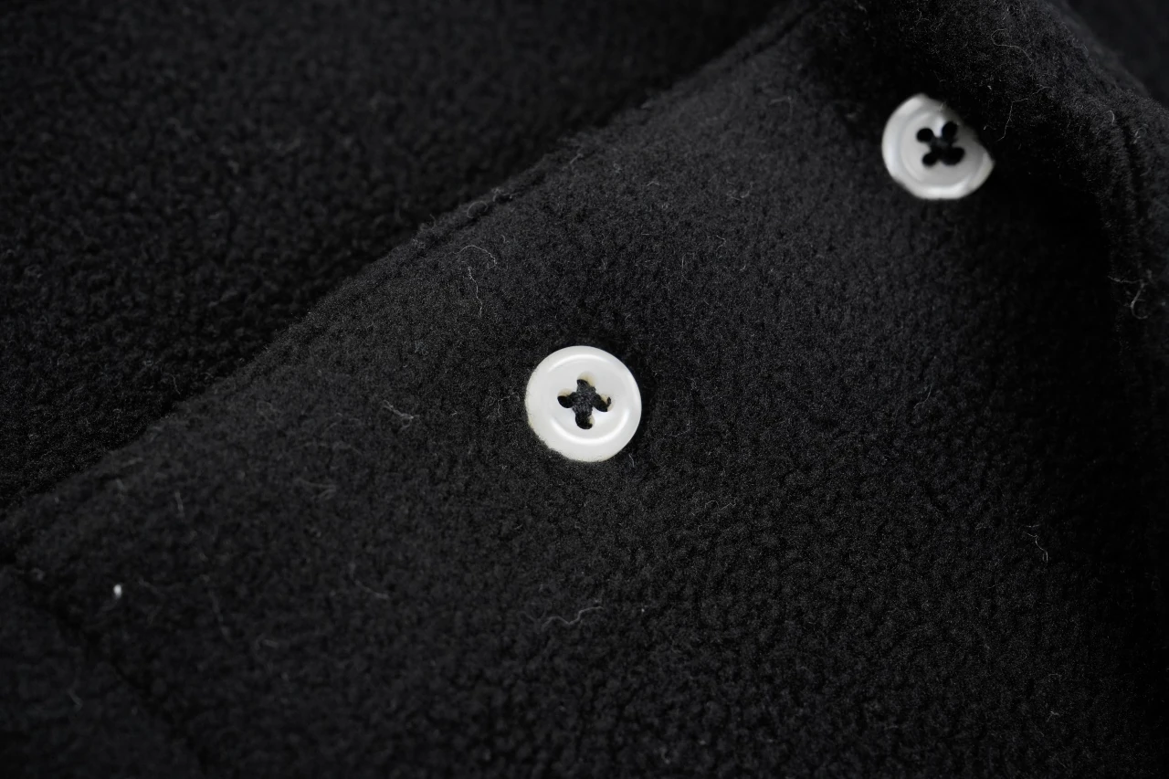 Ralph Lauren Black Pony Embroidered Fleece Long Sleeve Polo Shirt product photo from LabelPicks