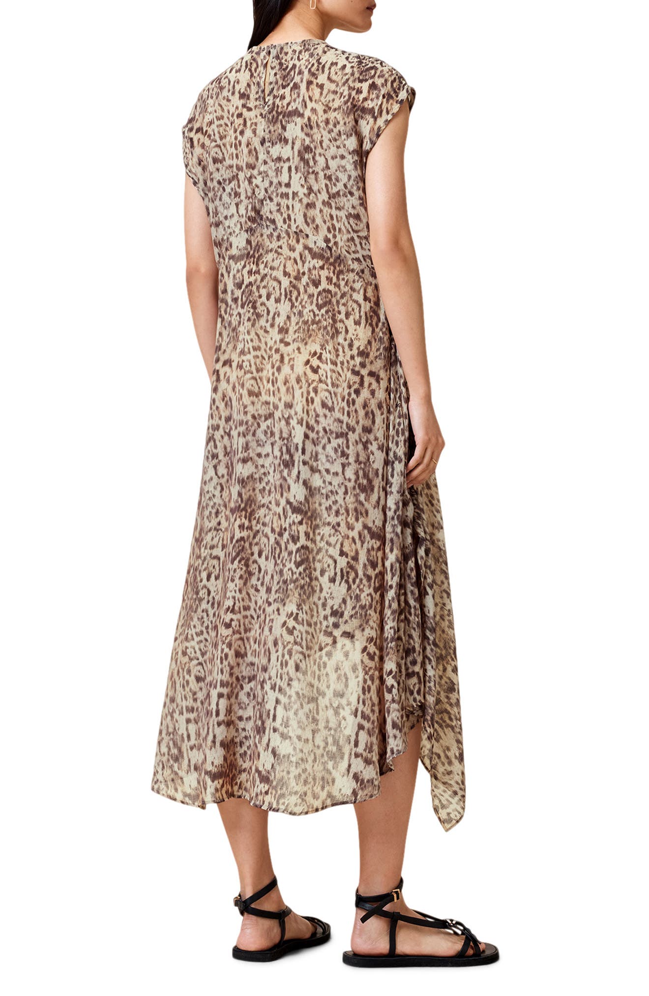 AllSaints Arwen High Low Dress