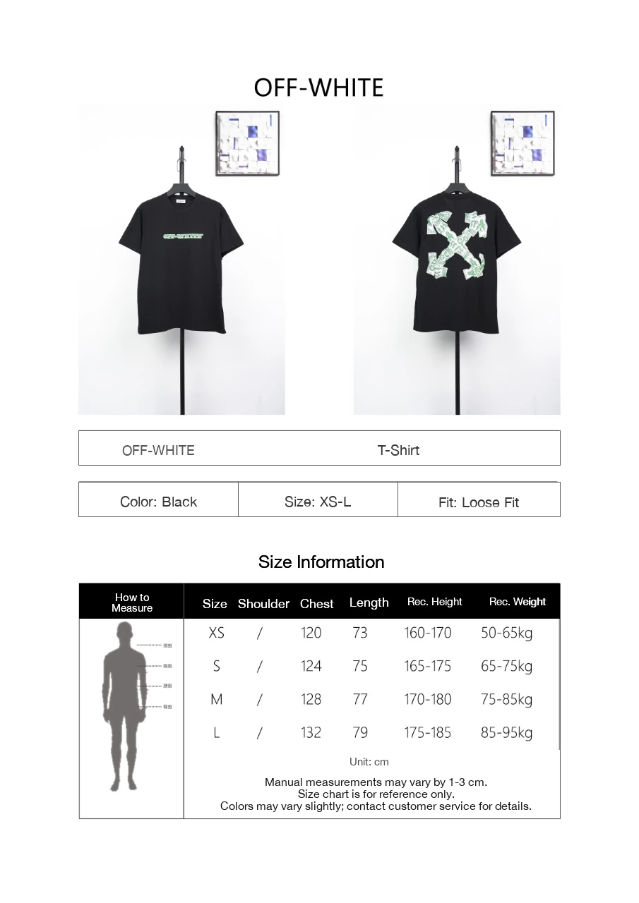 Off-White Black Dollar Arrow T-Shirt product photo from LabelPicks