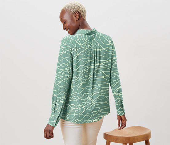 Bedruckte Bluse