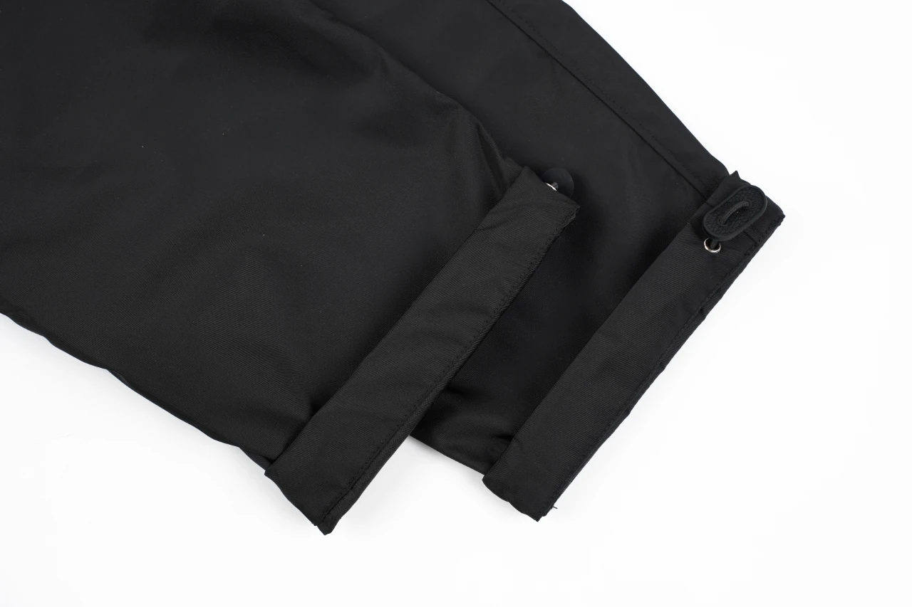 Prada Black Nylon Triangle Logo Trousers product photo from LabelPicks