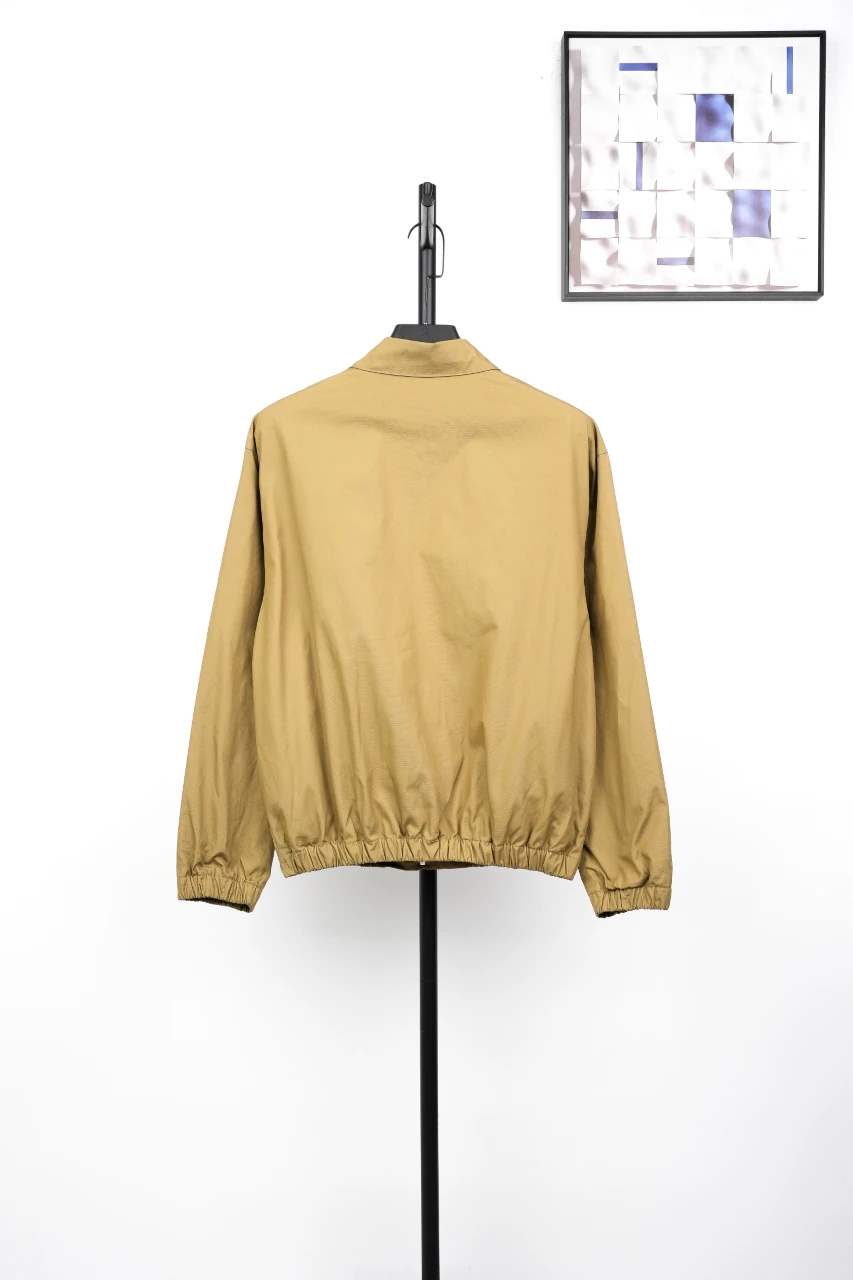 Prada Khaki Zip Jacket with Blue Lining product photo from LabelPicks