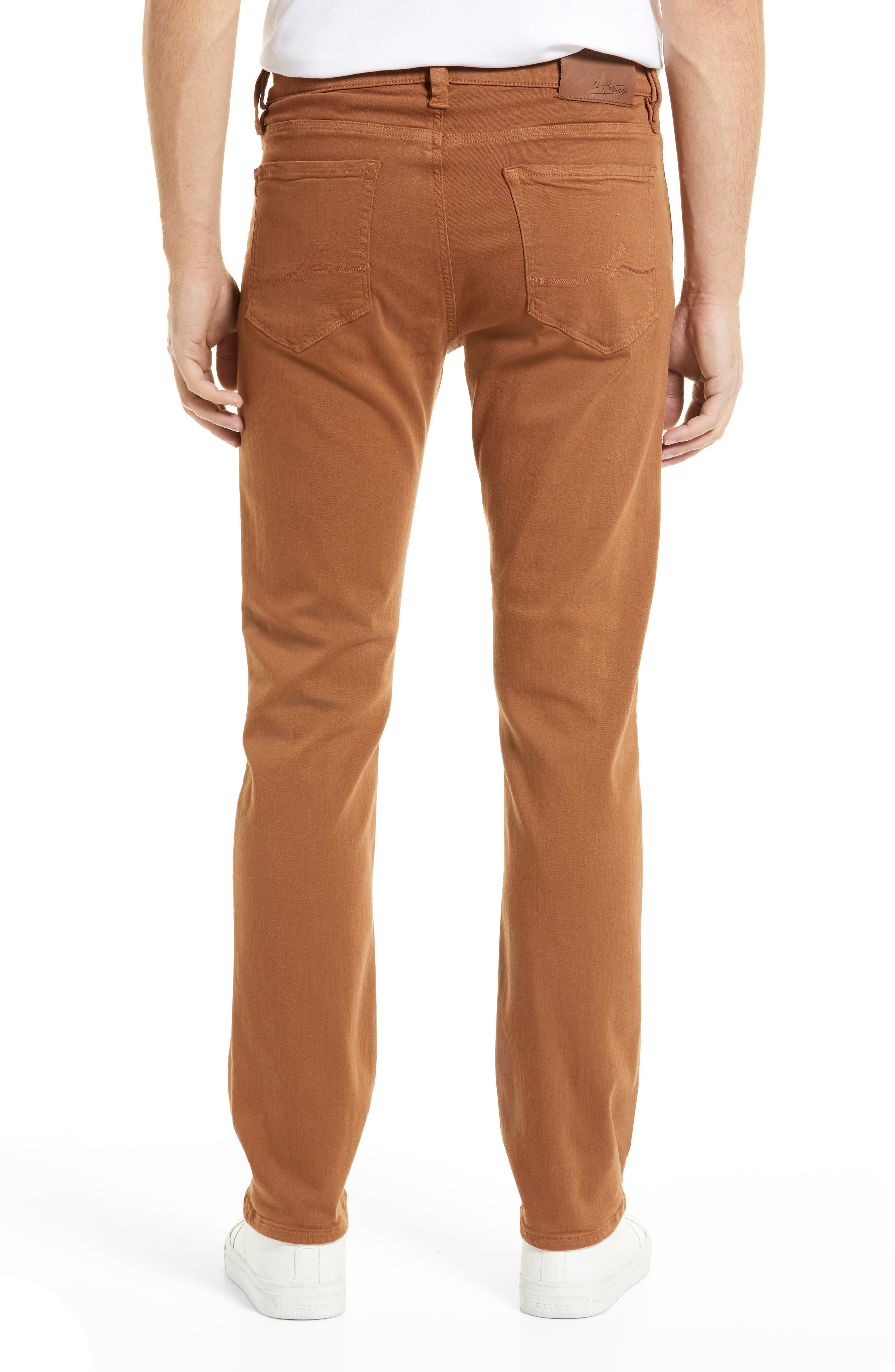 34 Heritage Courage Slim Straight Jeans