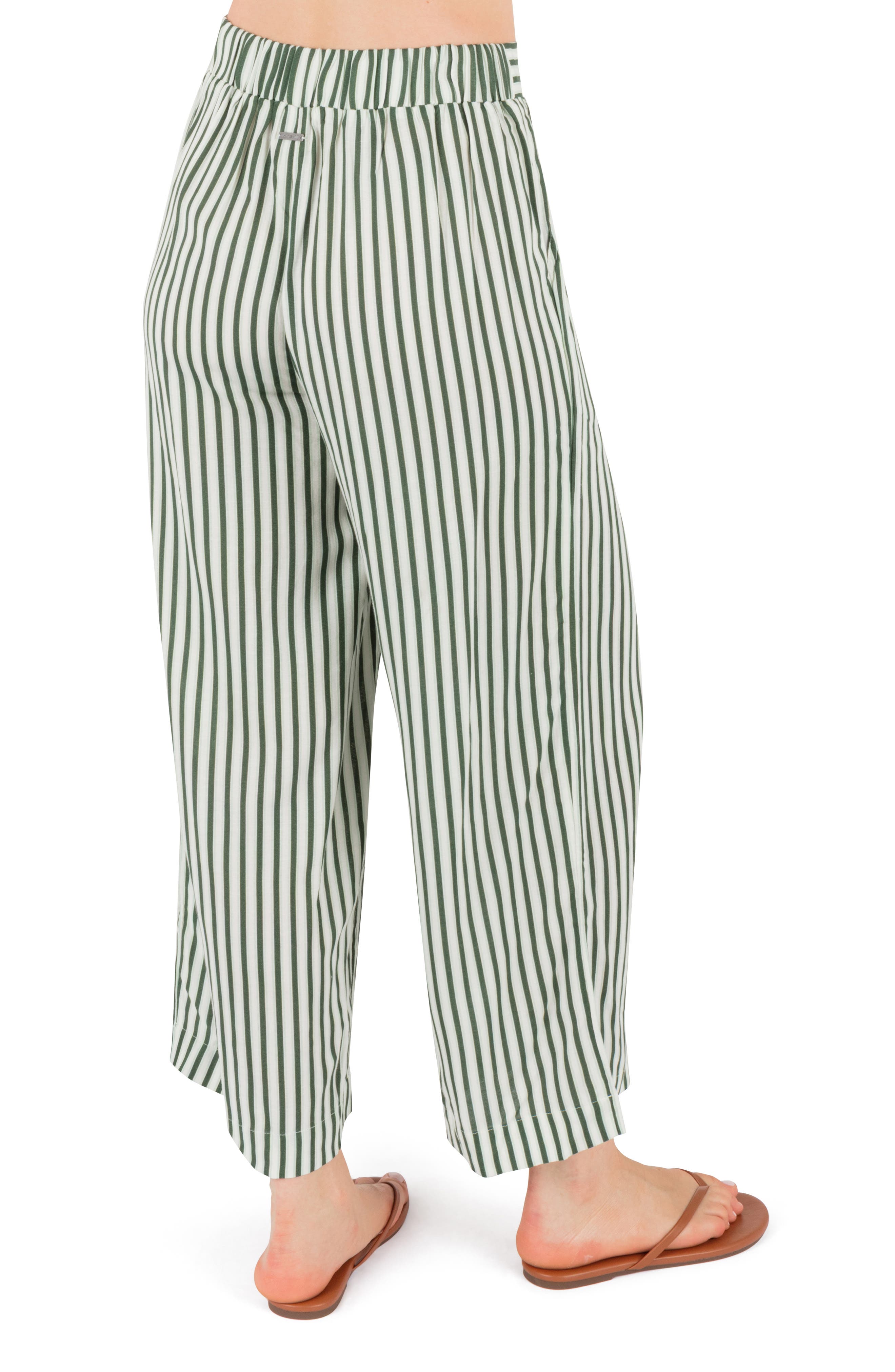 Hurley Roadside Stripe Wide Leg Pants