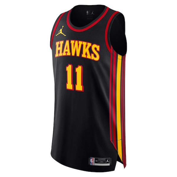 Trae Young Atlanta Hawks Jordan Brand Authentic Player Jersey - Statement Edition - Black