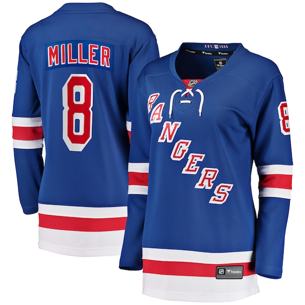 J.T. Miller New York Rangers  Women's Home Breakaway Player Jersey - Blue