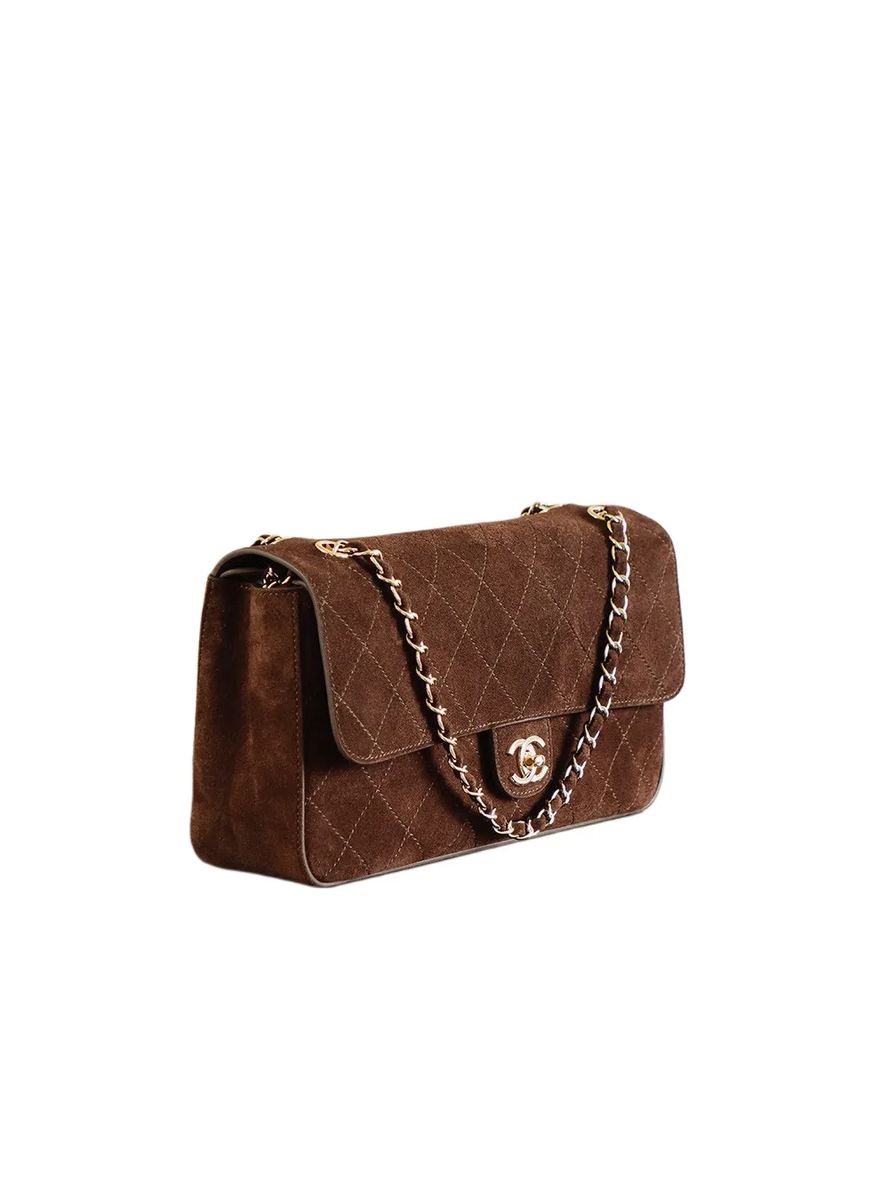 Chanel Brown Classic Flap Quilted Leather Shoulder Bag product photo from LabelPicks