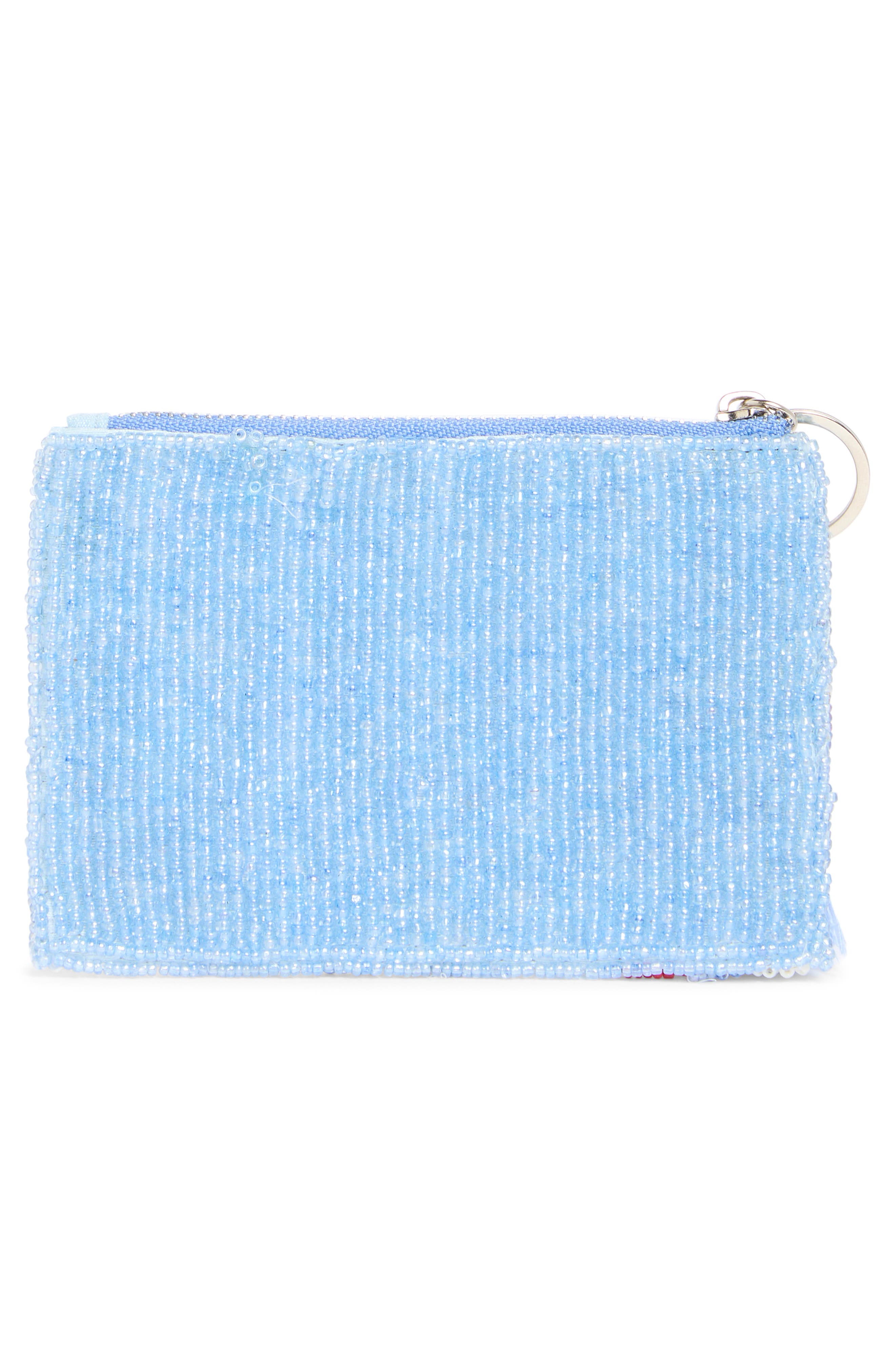 Collection XIIX Strawberry Beaded Coin Pouch