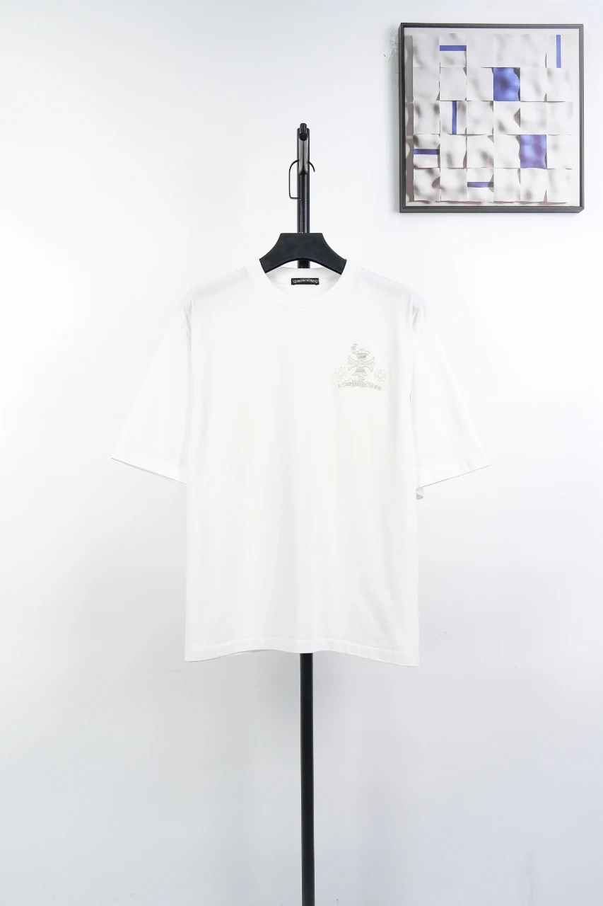Chrome Hearts White Vase Chain Embroidered T-Shirt product photo from LabelPicks