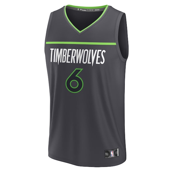 Jordan McLaughlin Minnesota Timberwolves  Youth Fast Break Replica Player Jersey - Statement Edition - Black
