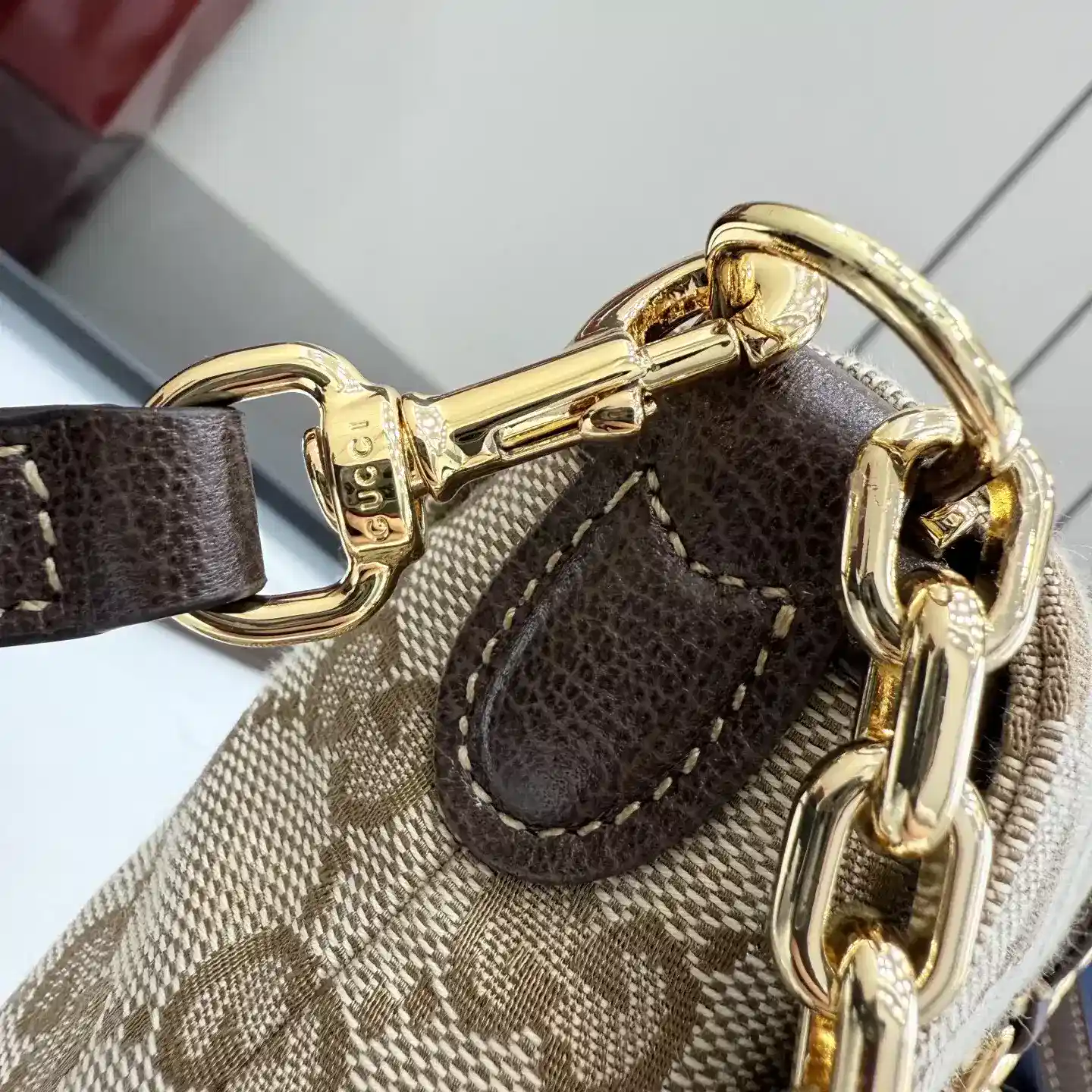 Gucci Brown Quilted Leather Evening Bag product photo from LabelPicks