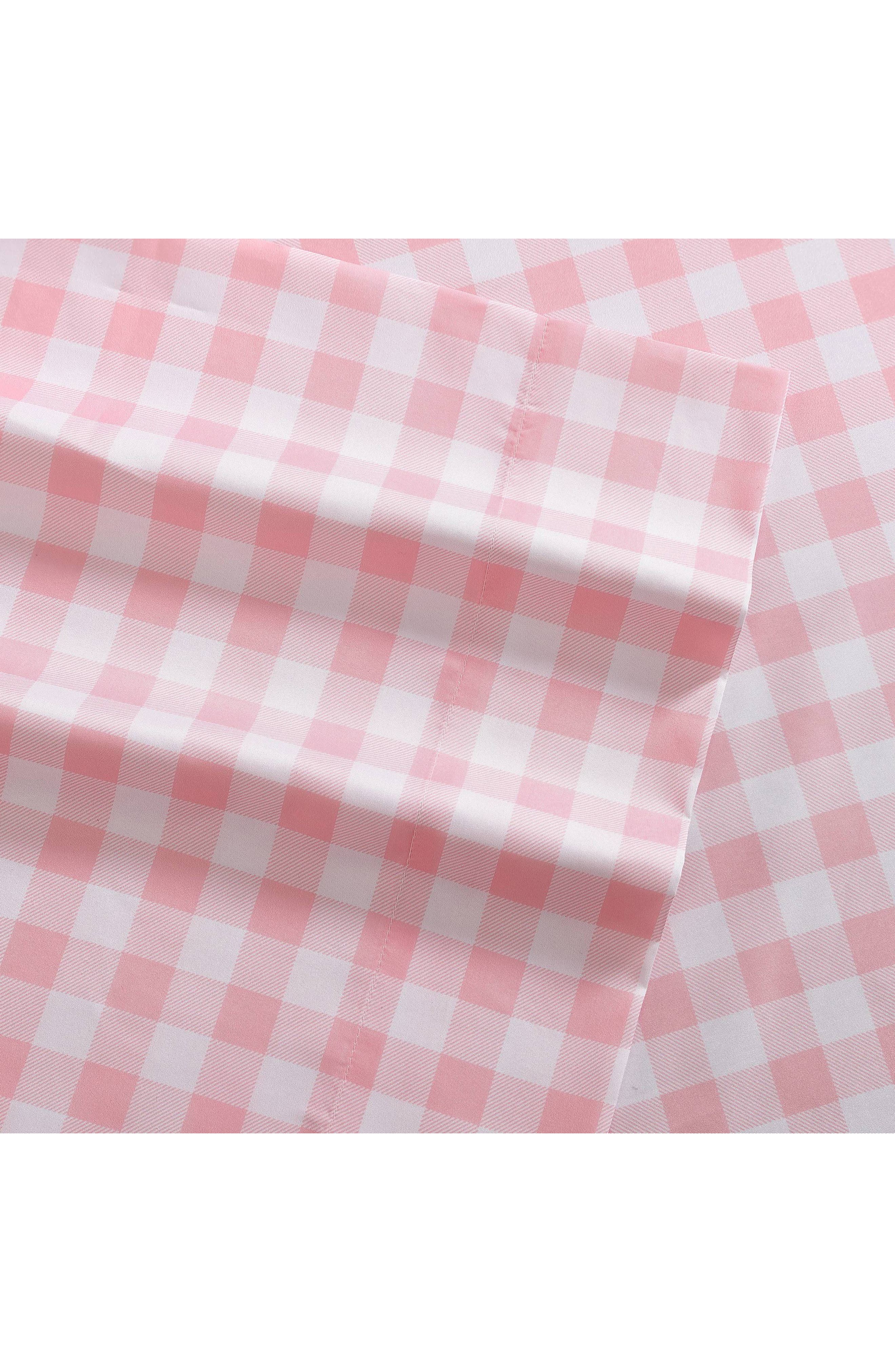 Eddie Bauer Poppy Plaid Microfiber Sheet Set