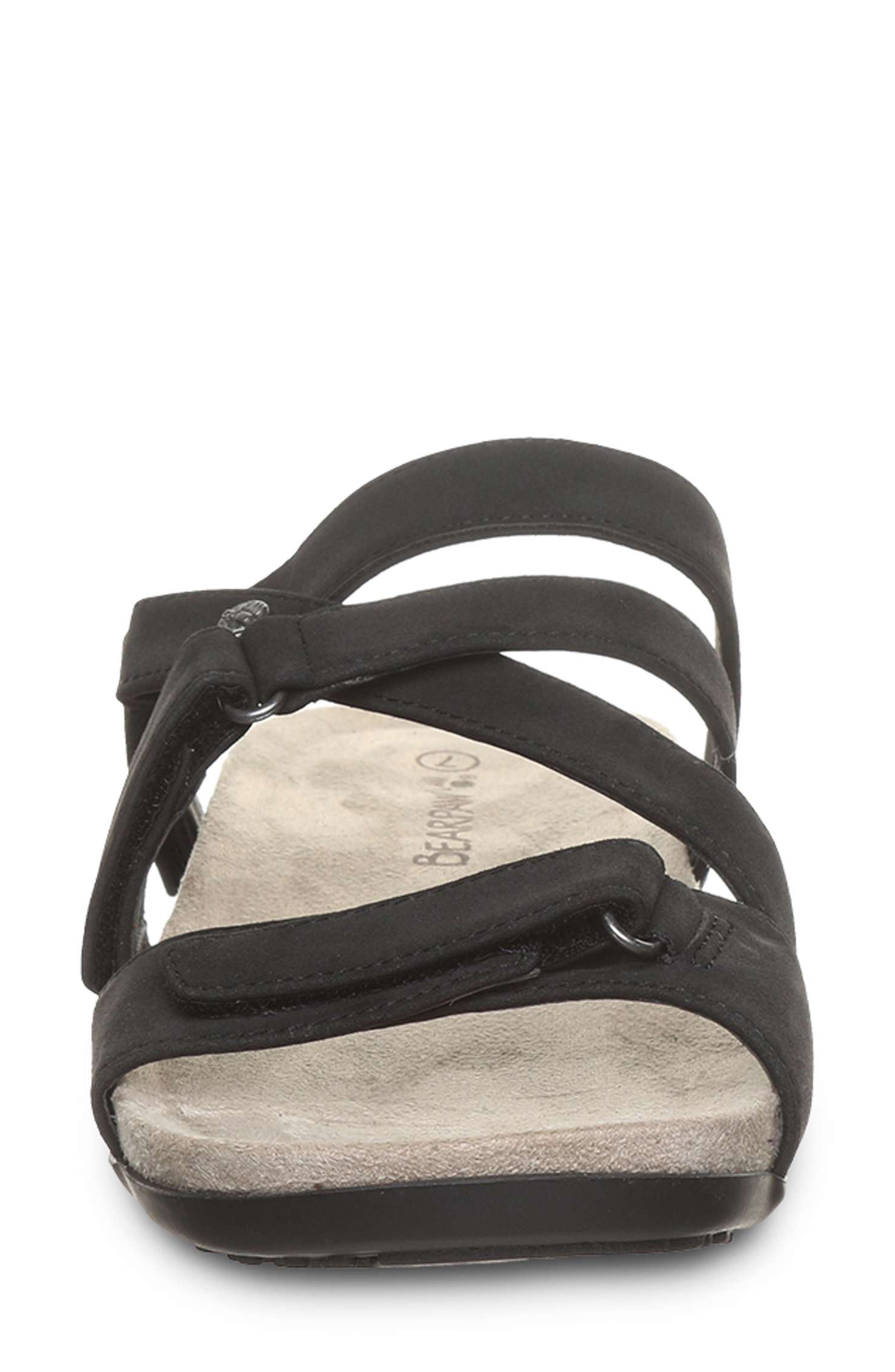BEARPAW Acacia Faux Leather Slide Sandal