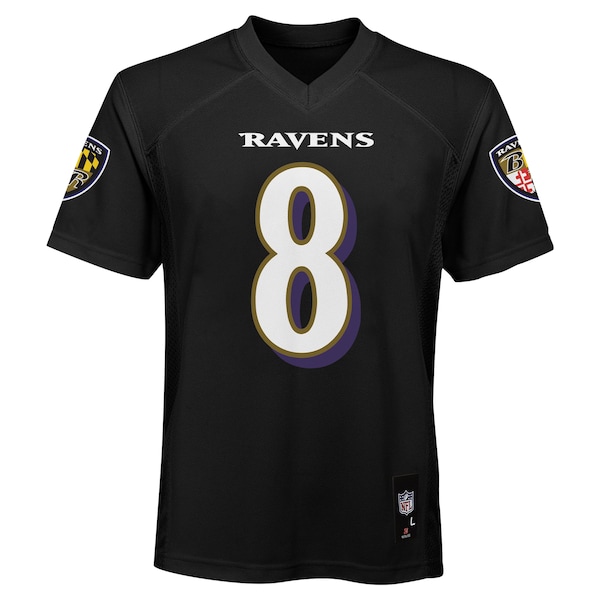 Lamar Jackson Baltimore Ravens Preschool Replica Player Jersey - Black