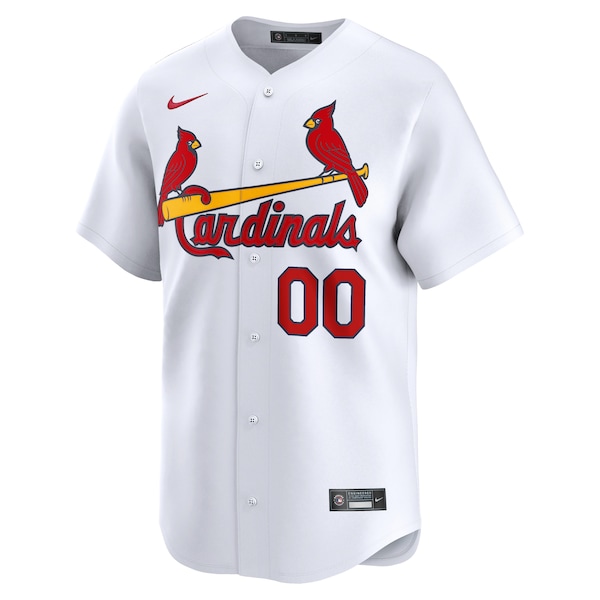 St. Louis Cardinals Nike Home Limited Custom Jersey - White