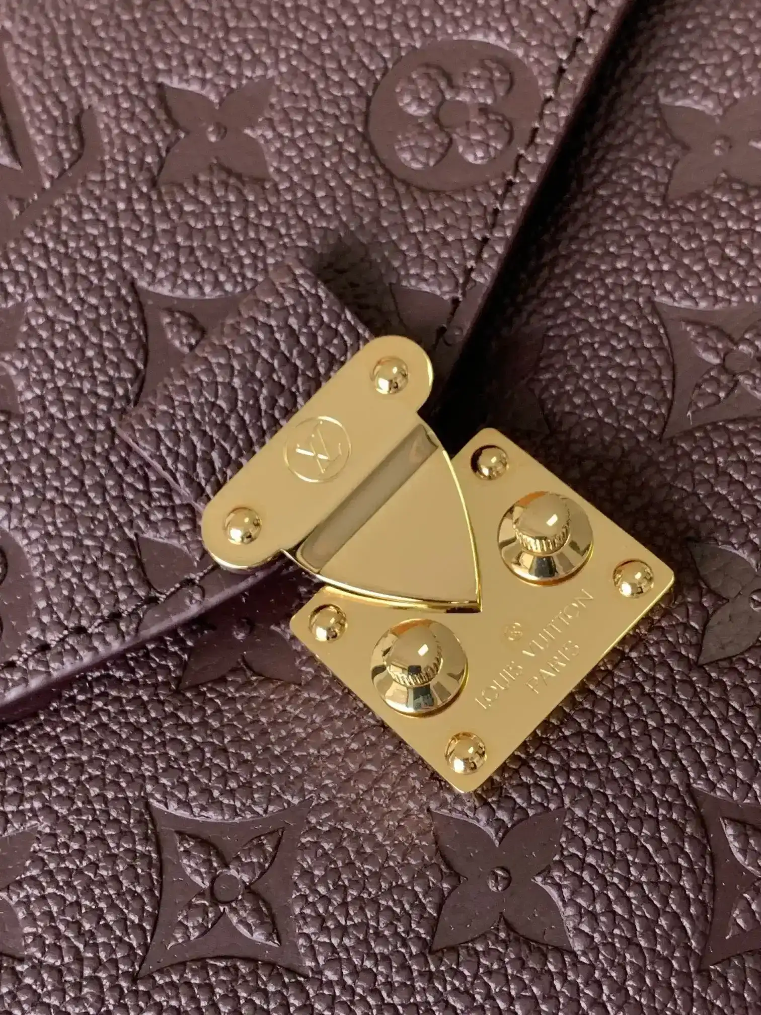 Louis Vuitton Black Pochette Grained Leather Shoulder Bag product photo from LabelPicks