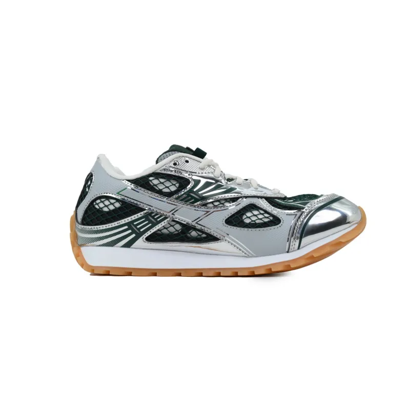 Bottega Veneta Orbit Dark Green Silver