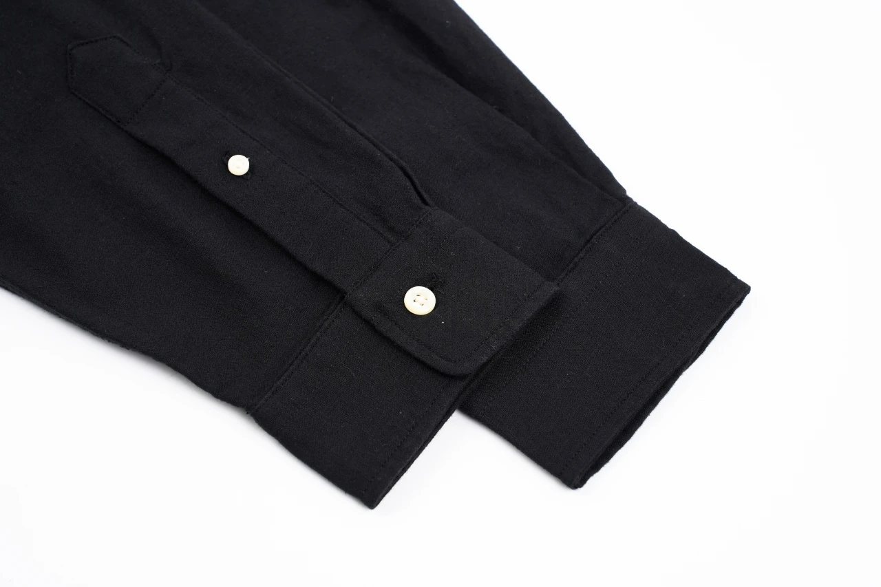 Ralph Lauren Black Pony Embroidered Linen Long Sleeve Shirt product photo from LabelPicks