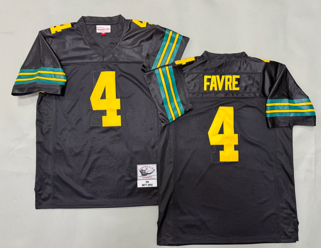 Brett Favre Green Bay Packers Authentic Throwback Retired Player Jersey