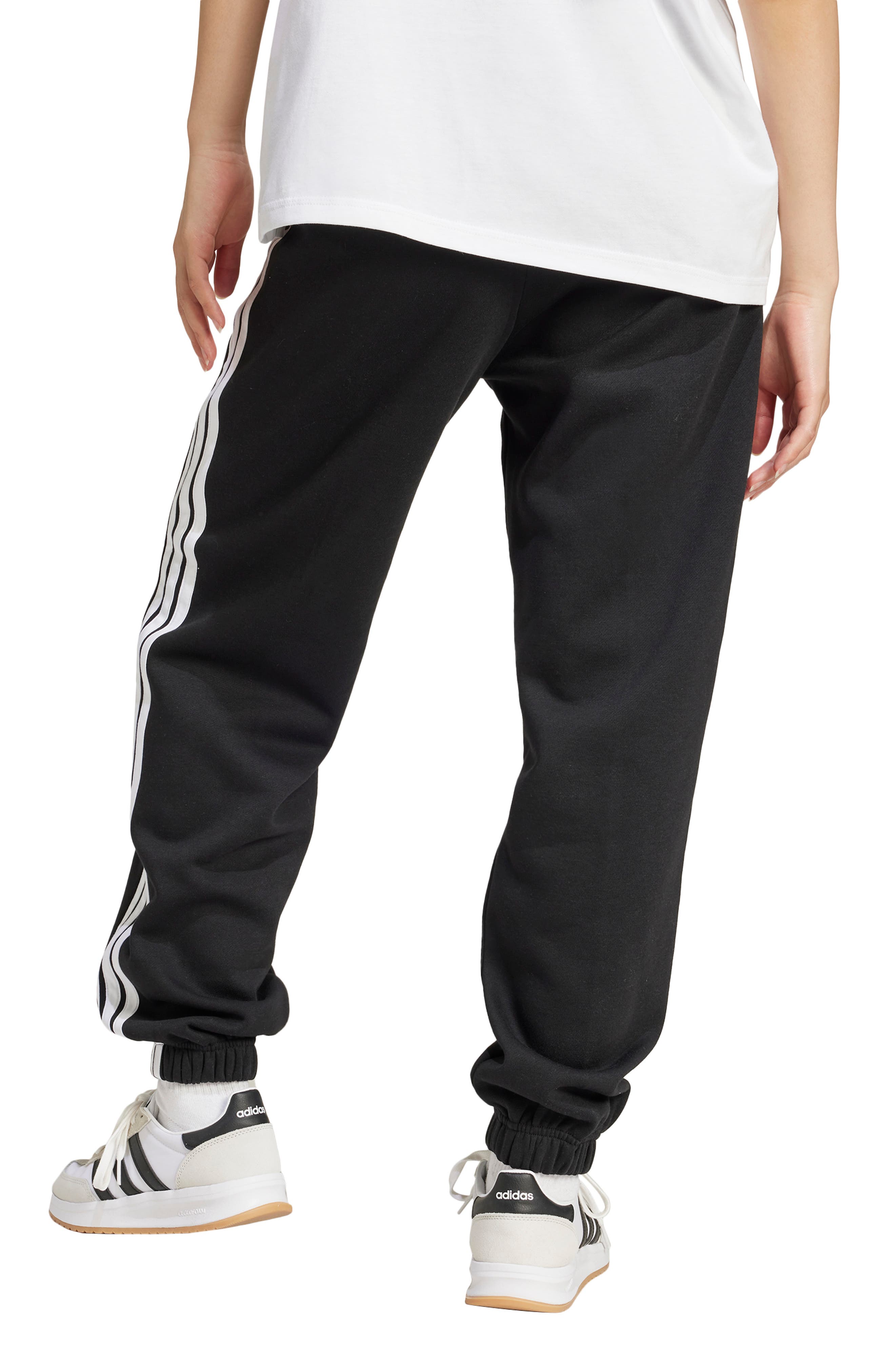 adidas 3-Stripes Fleece Sweatpants