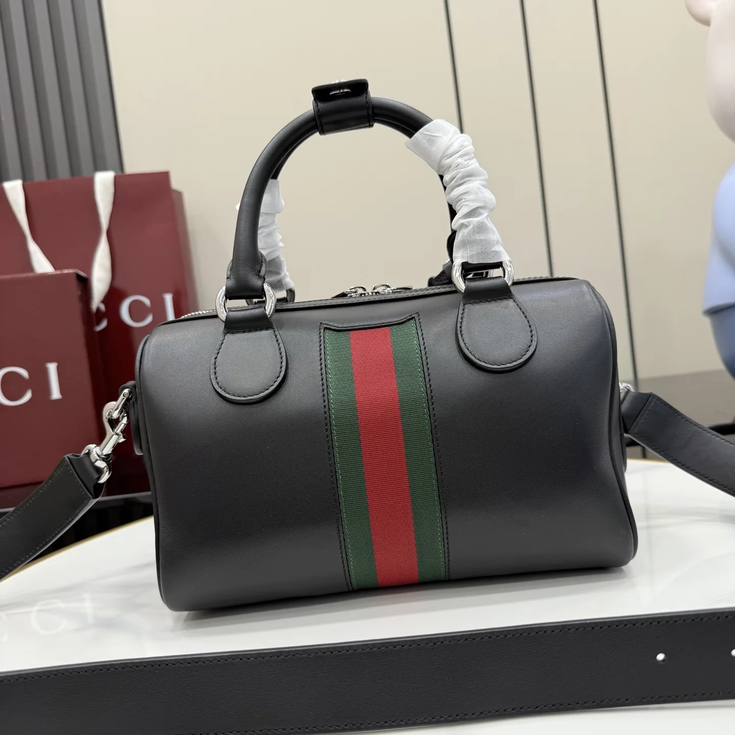 Gucci Black Quilted Leather Top Handle Bag product photo from LabelPicks