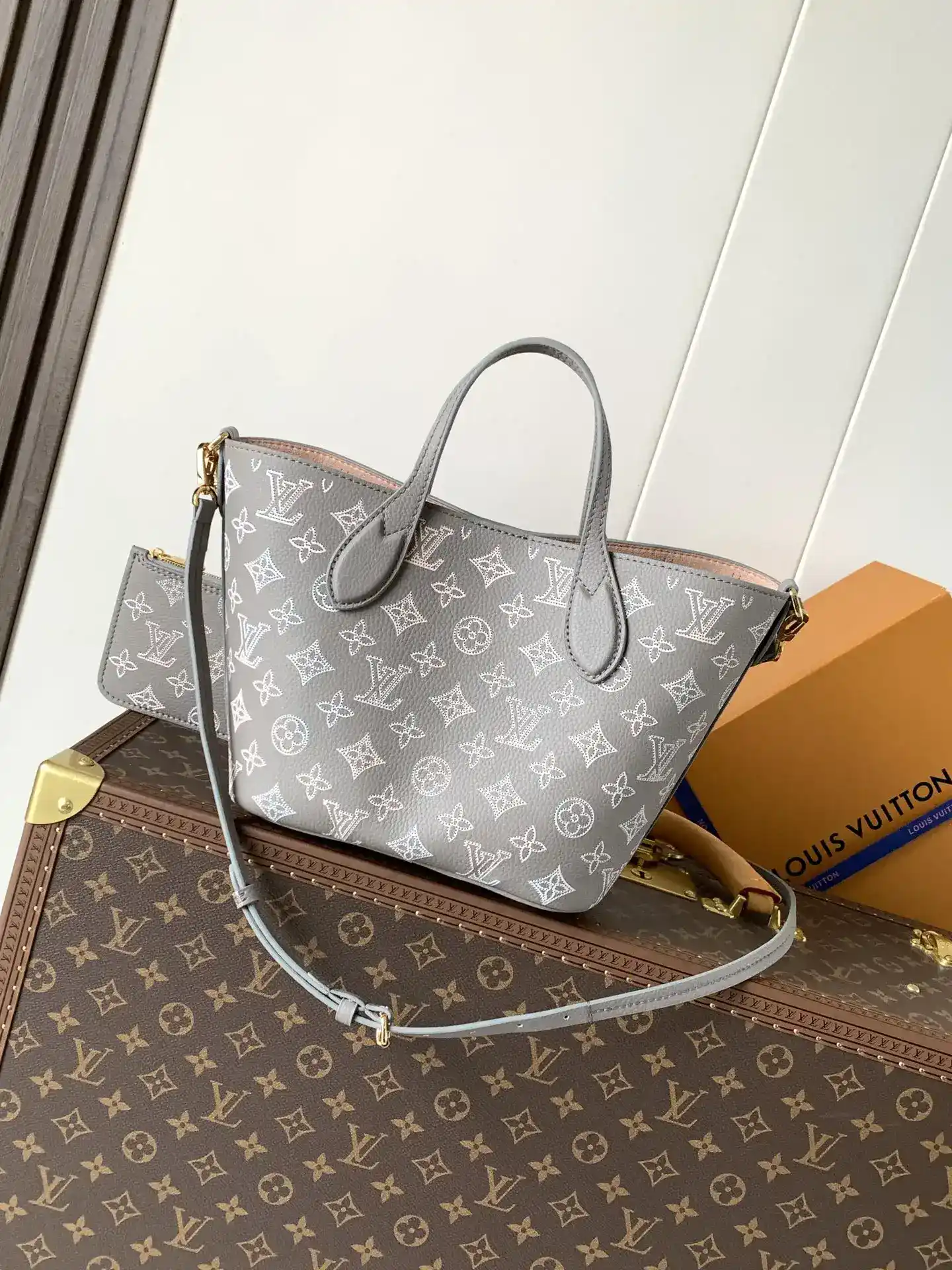 Louis Vuitton Navy Calfskin Tote Bag product photo from LabelPicks