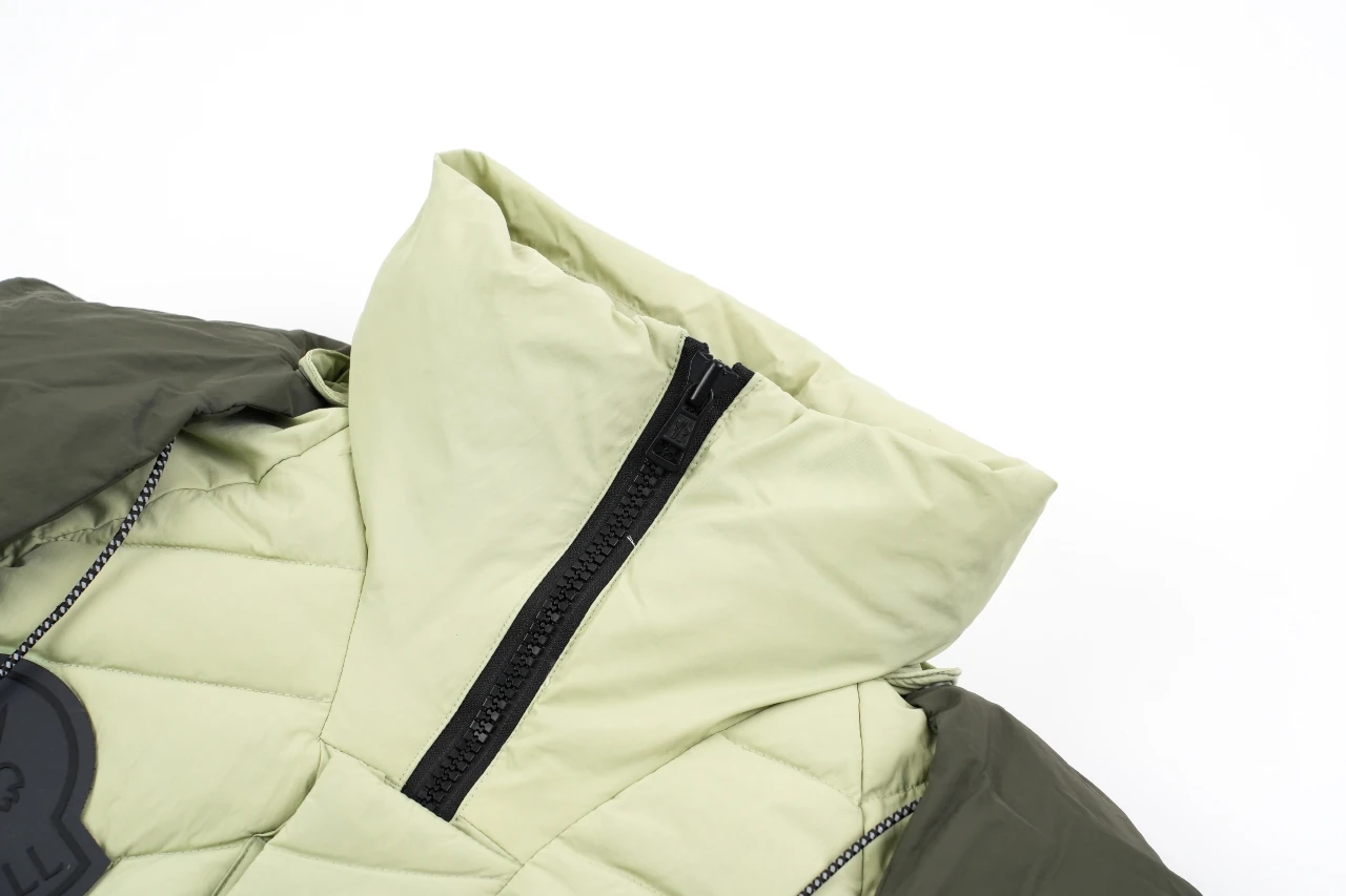 Moncler Pale Green Utility Hooded Down Jacket product photo from LabelPicks