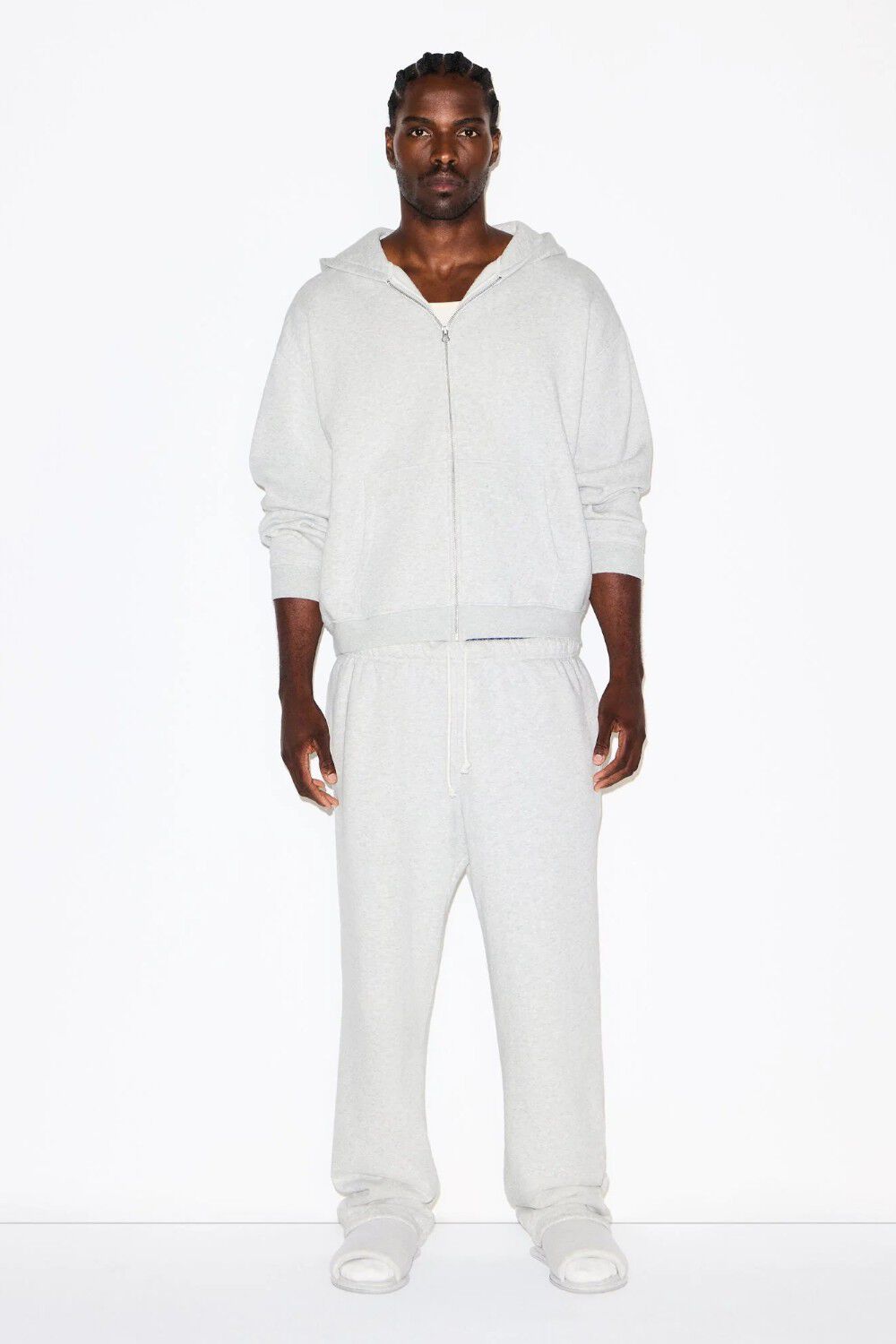 SKIMS RELAXED ZIP UP HOODIE