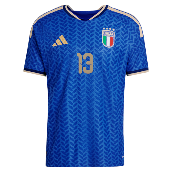 Riccardo Calafiori Italy National Team adidas 2026 Home Authentic Jersey - Blue