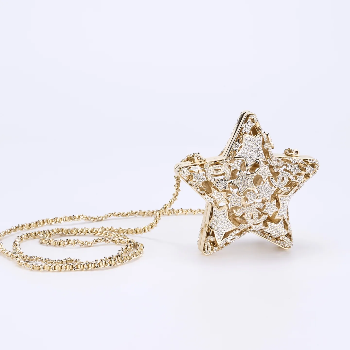 Chanel Gold Crystal Evening Bag product photo from LabelPicks